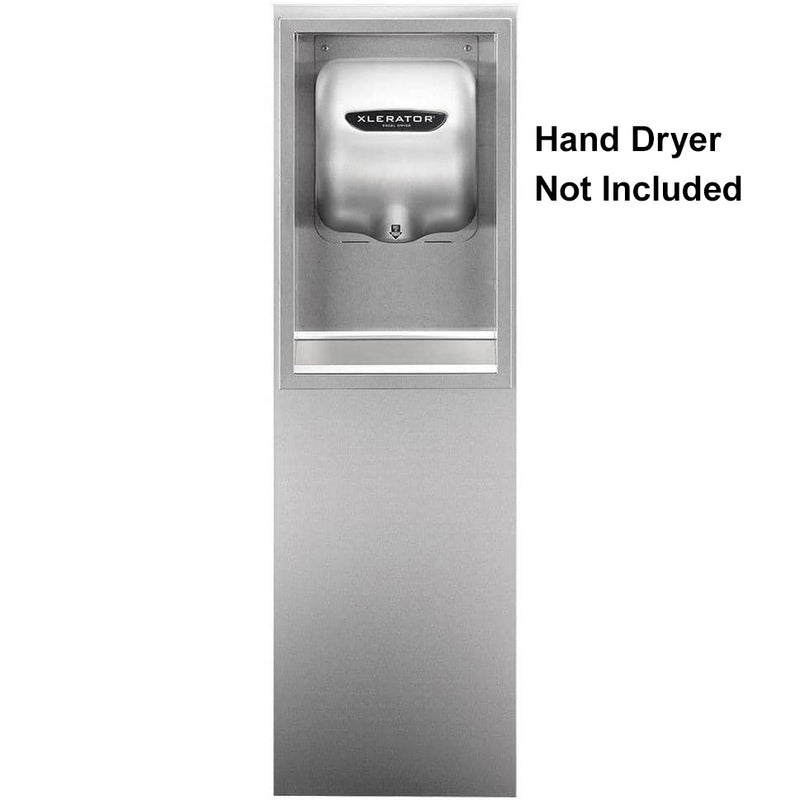 Xlerator 40576 Xchanger Combo Kit: Silver - Hand Dryer Not Included - ADA Compliant: Yes