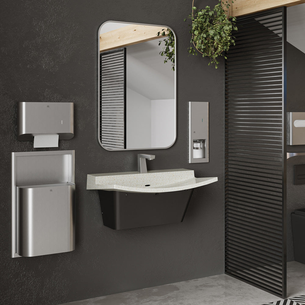 Bradley Verge Commercial Restroom Sink - L-Series, One-Station