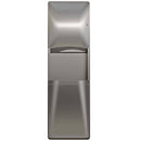 Bradley 2A05 Combination Toilet Paper Dispenser/Waste Receptacle, Recessed-Mounted, Stainless Steel