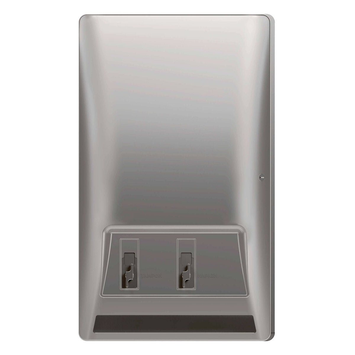 Bradley 4A20-1144 Commercial Restroom Sanitary Napkin/ Tampon Dispenser, 1 Dollar, Surface-Mounted, Stainless Steel