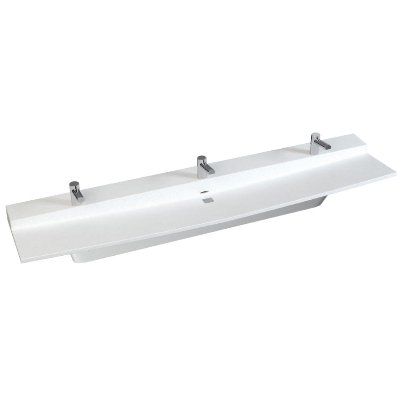 Bradley Verge Commercial Restroom Sink - L-Series, Three-Station, LVLD3