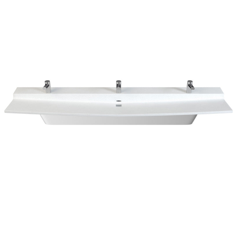 Bradley Verge Commercial Restroom Sink - L-Series, Three-Station, LVLD3