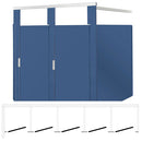 Bradley Toilet Partition (Plastic) 5 In Corner (180"W x 61-1/4"D) IC53660-PL
