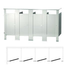 Bradley Toilet Partition (Metal) 4 In Corner (144" W x 61-1/4"D) IC43660