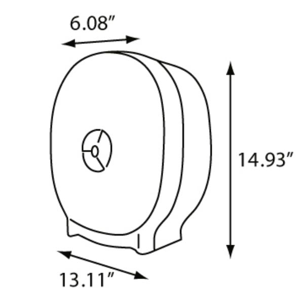 Palmer Fixture 4-Roll Carousel Tissue Dispenser-TS , Turnado RD0044-01