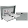 ASI 9013 Baby Changing Station, Recessed-Mounted, Stainless Steel