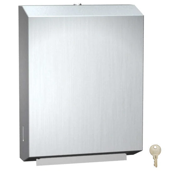 ASI 0210 Commercial Paper Towel Dispenser, Surface-Mounted, Stainless Steel