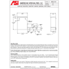 ASI 0852-SH Commercial Restroom Sanitary Napkin Disposal w/ Shelf, Surface-Mounted, 7-7/8