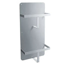 ASI 0559 Commercial Bedpan Urinal Holder Rack, 12" W x 27" H x 6" D, Surface-Mounted, Stainless Steel