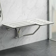 Bobrick B-5181 Reversible Folding Restroom Shower Seat, 360 lb Load Capacity, Phenolic