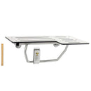 Bobrick B-5181 Reversible Folding Restroom Shower Seat, 360 lb Load Capacity, Phenolic