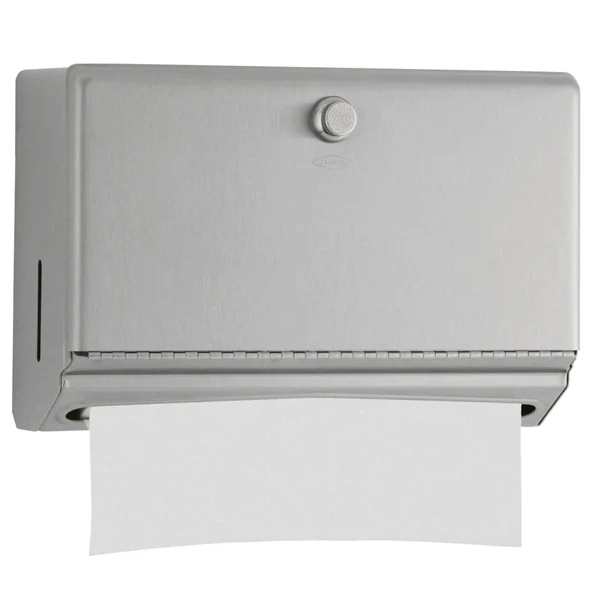 Bobrick B-2621 Commercial Paper Towel Dispenser, Surface-Mounted, Stainless Steel