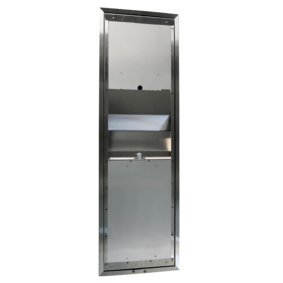 Bobrick B-3979 Automatic Combination Commercial Paper Towel Dispenser/Waste Receptacle, Surface-Mounted, Stainless Steel