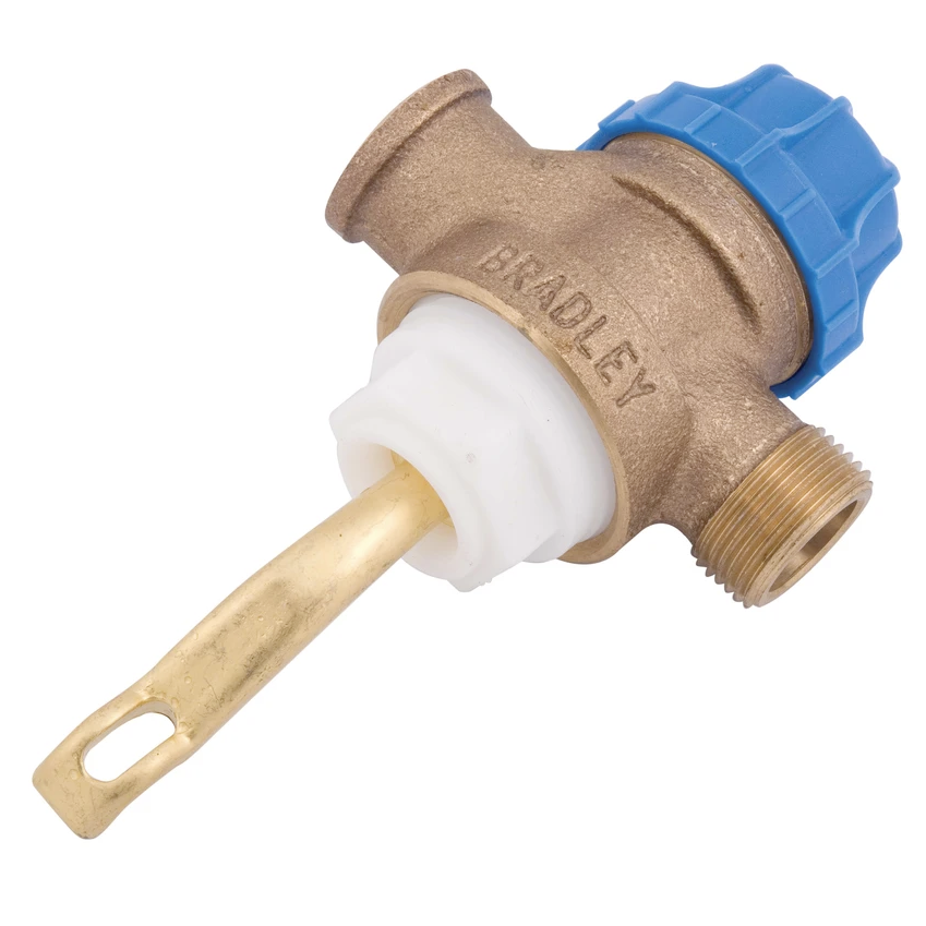 Wf2805 Bradley S07-066 Foot Valve Assembly for Wash Fountains | Bradley ...