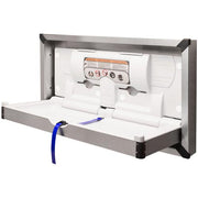 Bradley 962-00 Baby Changing Station, Recessed-Mounted, Stainless Steel