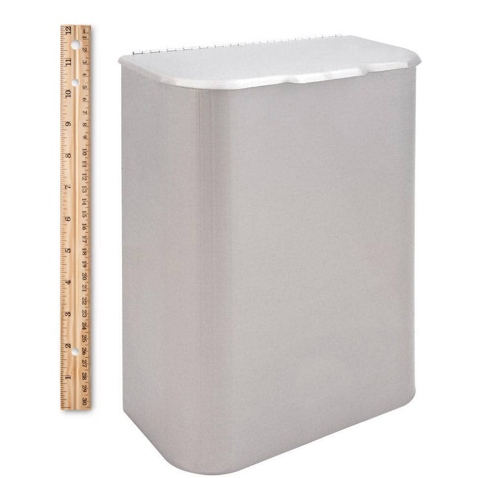Bradley BX-4781-11 Commercial Restroom Sanitary Napkin Disposal, Surface-Mounted, Stainless Steel