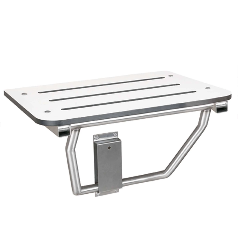 Bradley 9562-00 Shower Seat, 400 lb Load Capacity, Stainless Steel