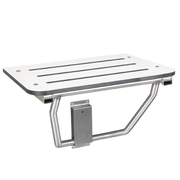 Bradley 9562-00 Shower Seat, 400 lb Load Capacity, Stainless Steel