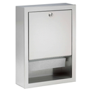 Bradley 2441-00 Commercial BX-Paper Towel Dispenser, Recessed-Mounted, Stainless Steel
