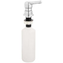 Bradley 6334-00 Commercial Liquid Soap Dispenser, Countertop Mounted, Manual-Push, Stainless Steel - 3.5" Spout Length