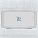 Koala Kare KB200-05 (now KB300-05) Horizontal Baby Changing Station, Wall-Mounted, White Granite, Updated Part Number: KB300-05