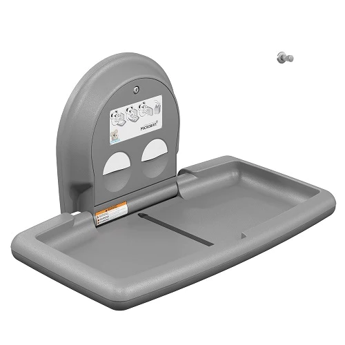 Koala Kare KB200 01 Horizontal Baby Changing Station Wall Mounted Grey Updated Part Number KB300 01