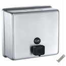 ASI 9343 Commercial (Liquid) Soap Dispenser, Surface-Mounted, Manual-Push, Stainless Steel