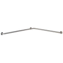 Bobrick B-6897 (54 x 42 x 1.25) Commercial Grab Bar, 1-1/2" Diameter x 54" Length, Stainless Steel