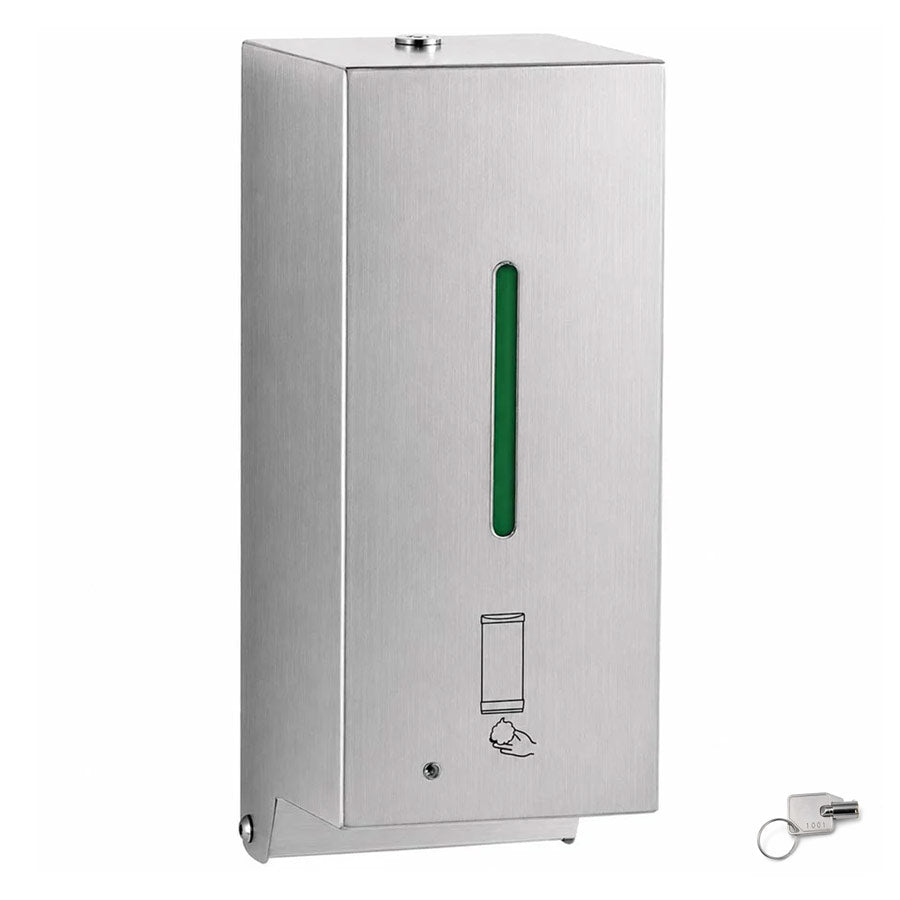 Bobrick B-2013 Commercial Foam Soap Dispenser, Surface-Mounted, Touch-Free, Stainless Steel - 27 Oz