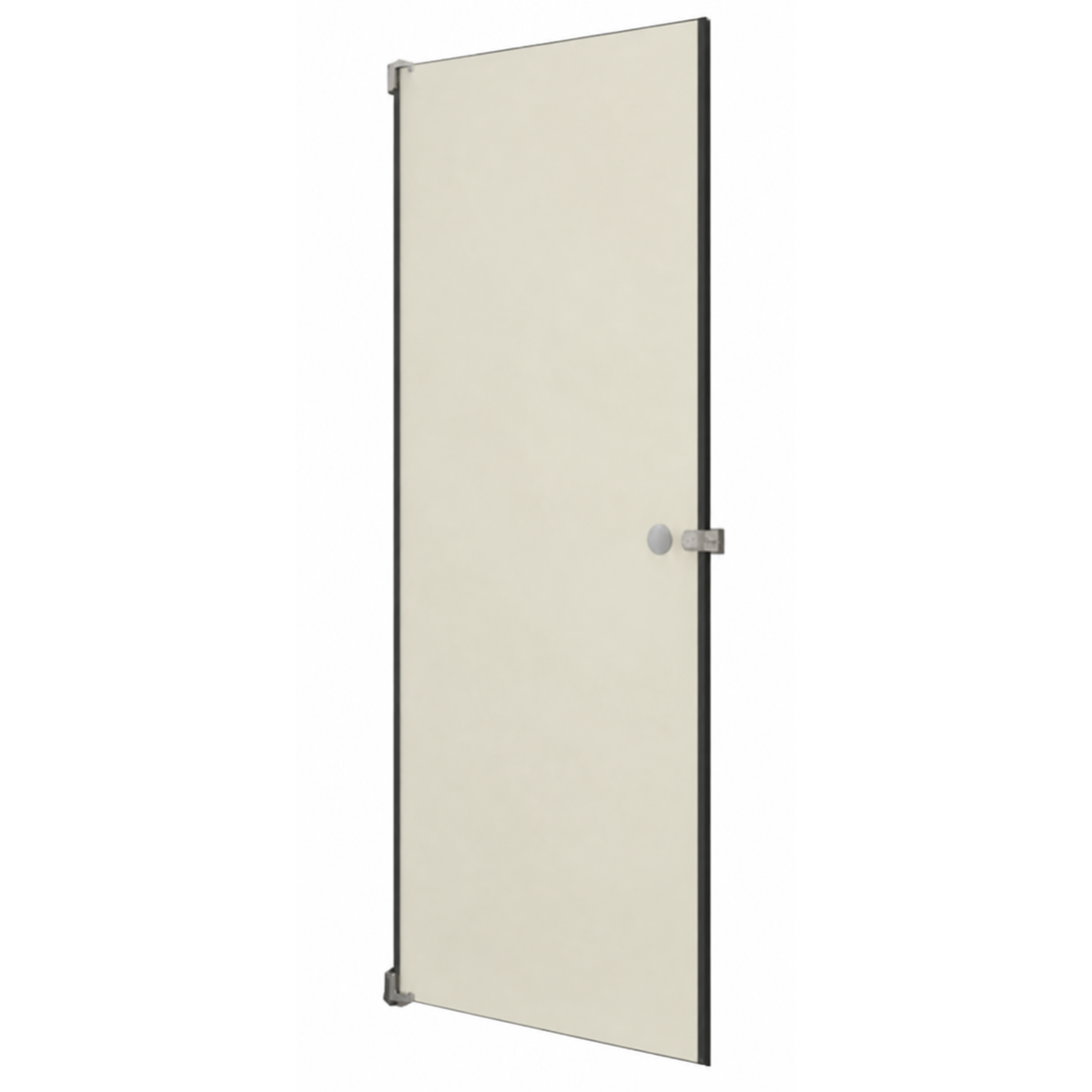 Hadrian (Metal) Stall Door (34" x 58") Powder Coated Metal, Includes 601010 Chrome B/F Out-Swing Hardware Kit - 510034