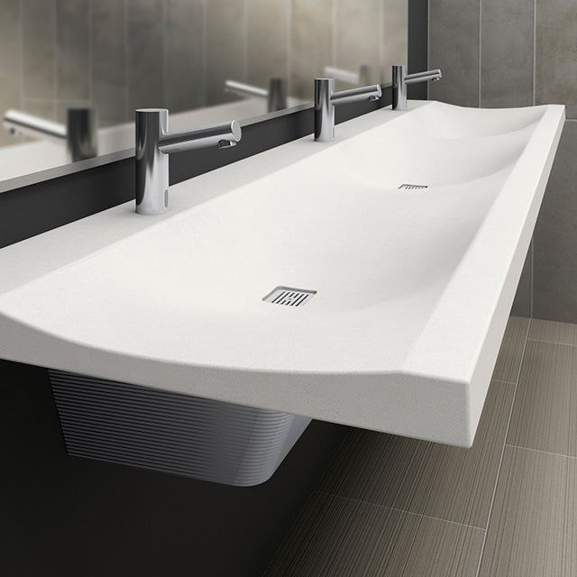 Bradley Verge Commercial Handwashing Sink - LVS-Series, Three-Station, LVSD3