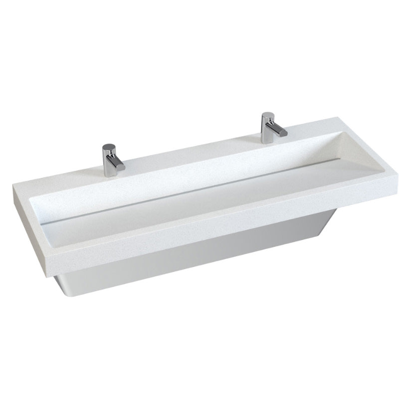 Bradley Verge LVAD2 two-station hand wash sink