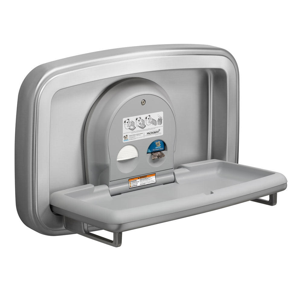 Koala Kare KB310-SSWM Baby Changing Station (Surface-Mount) Horizontal, Stainless Steel