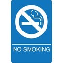 Palmer Fixture ADA compliant Workplace Signs-BL--NO SMOKING-IS1010-15