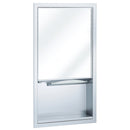 Bradley 155-110000 Mirror and Towel Dispenser, Surface-Mounted (Projects 4")
