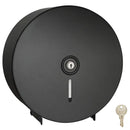 ASI 0042-41 Toilet Tissue Dispenser - Single 9" Roll, Round - Matte Black - Surface Mounted