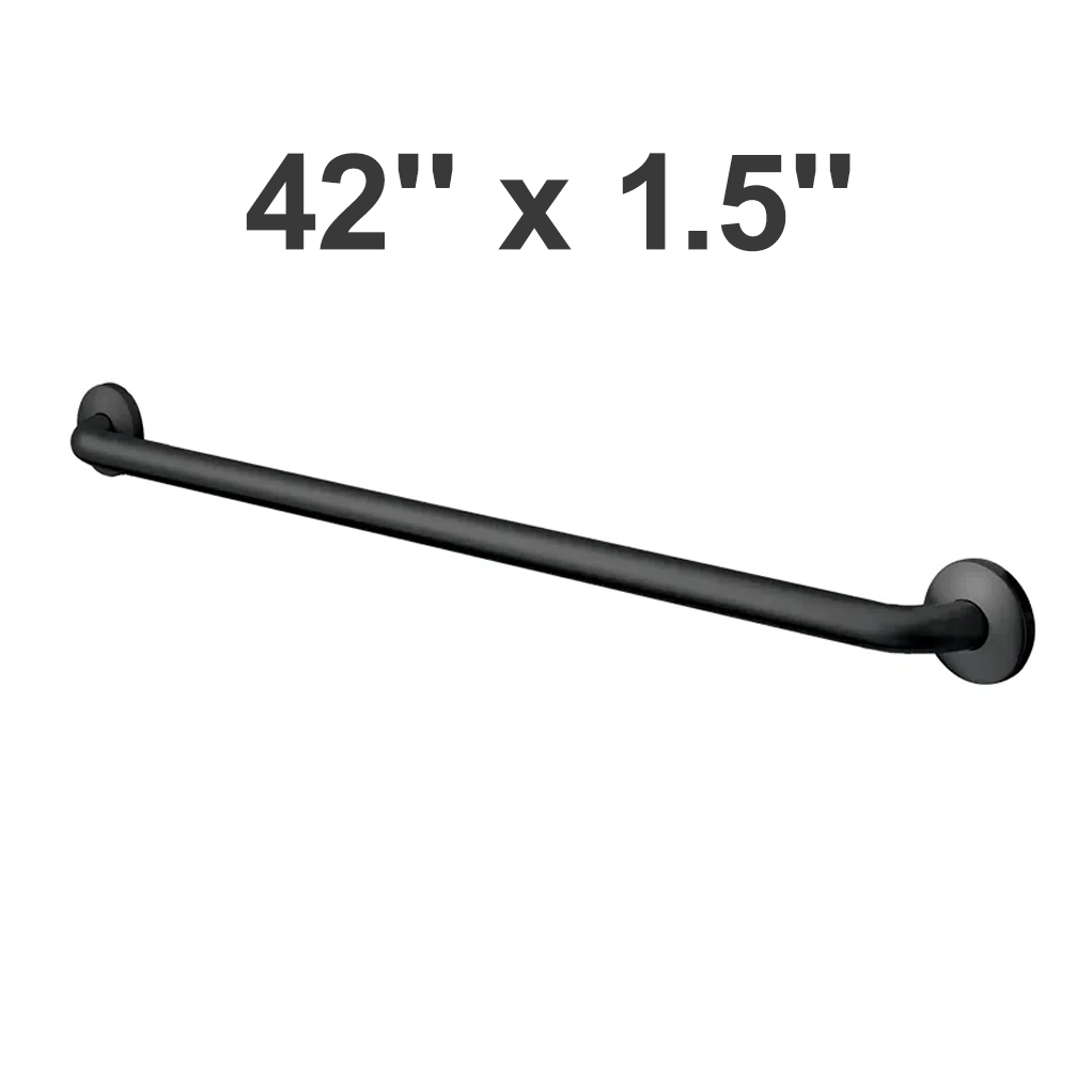 ASI 3801-42-41 matte black straight grab bar