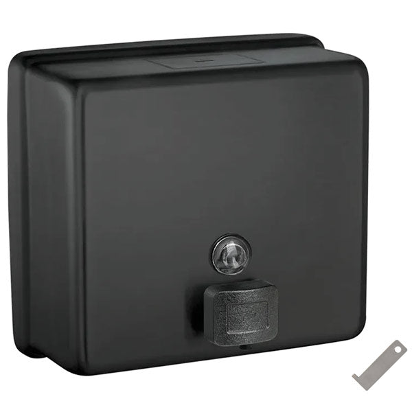 ASI 9343-41 Profile - Soap Dispenser - Liquid - Matte Black - Surface Mounted