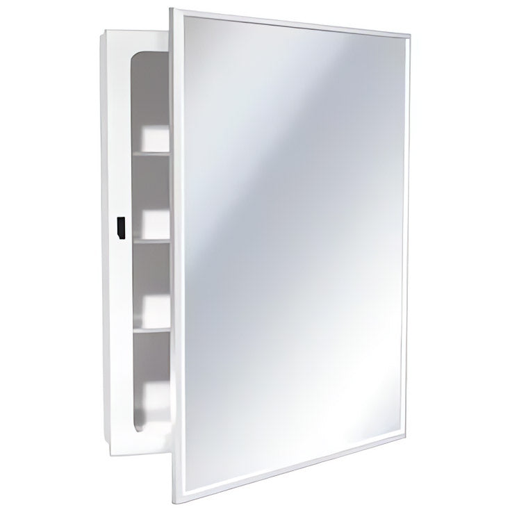 ASI 8340 (18.25 x 24.25) Medicine Cabinet - Enameled Steel, Recessed, 18-1/4"W x 24-1/4"H
