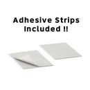 Unisex Handicap Braille Restroom Sign, ADA Compliant, Black & White w/ Adhesive Strips Included, 6" X 9" - ALPSGN-4