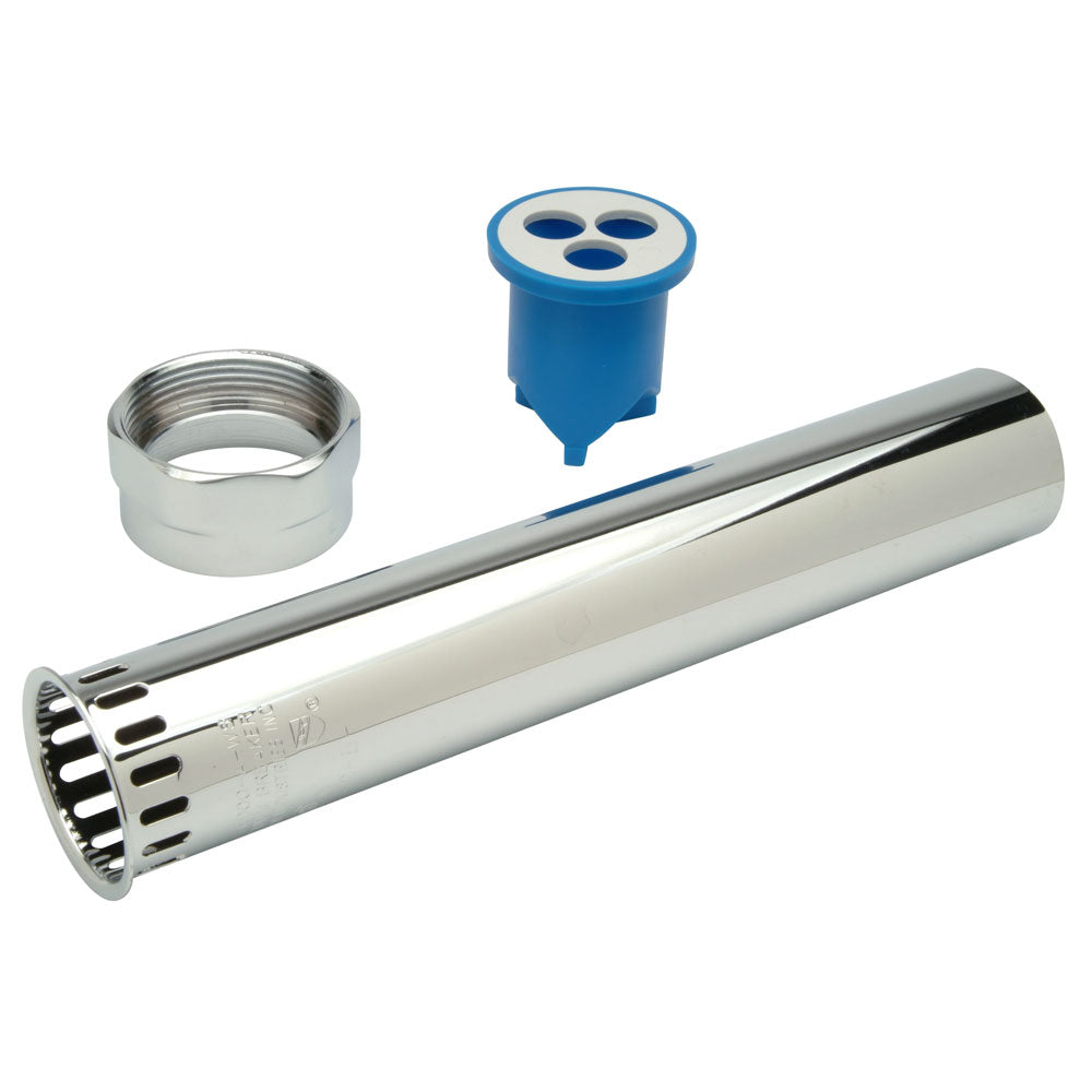 Zurn P6000-A-AA-CP 1 ½” X 8 ½” Vacuum Breaker/Backflow Preventer with Flush Tube and Nut in Polished Chrome Finish