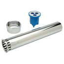 Zurn P6000-A-AA-CP 1 ½” X 8 ½” Vacuum Breaker/Backflow Preventer with Flush Tube and Nut in Polished Chrome Finish