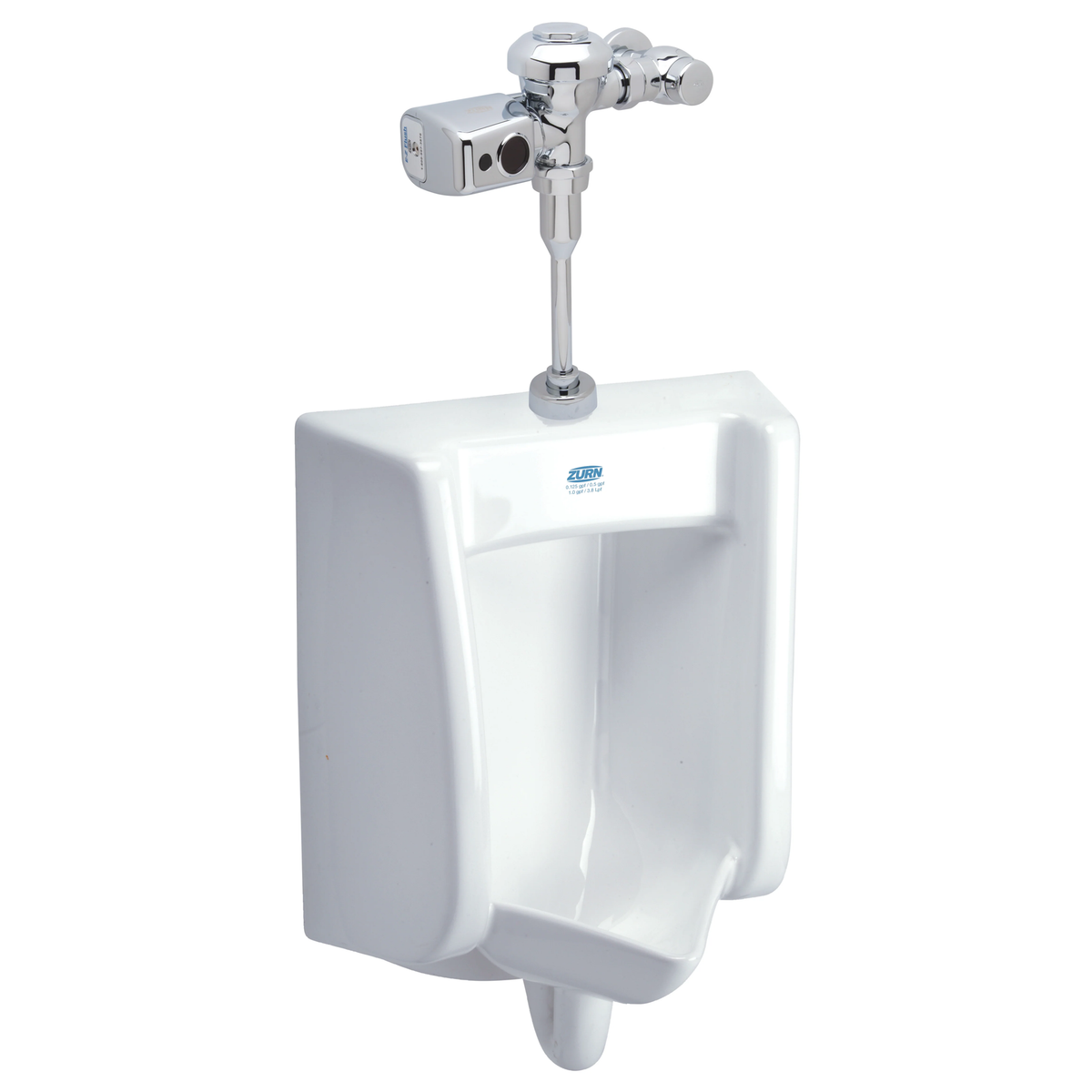 Zurn Z.UR1.S Zurn One Battery Powered Sensor Urinal System with 0.125 GPF Flush Valve