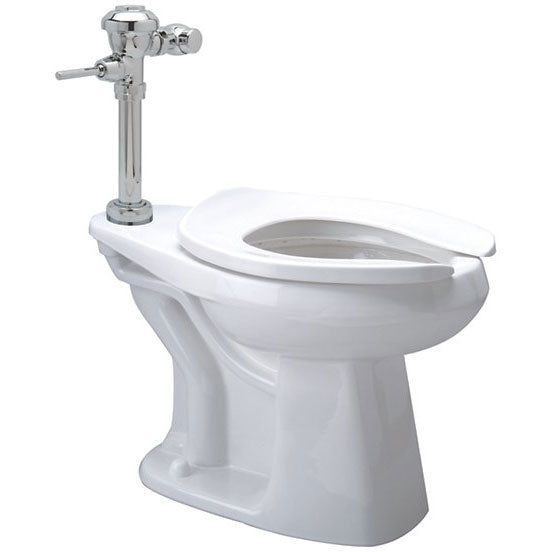 Zurn Z.WC4.M Zurn One Manual Floor Mounted Toilet System with 1.28 GPF Flush Valve