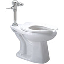 Zurn Z.WC4.M Zurn One Manual Floor Mounted Toilet System with 1.28 GPF Flush Valve