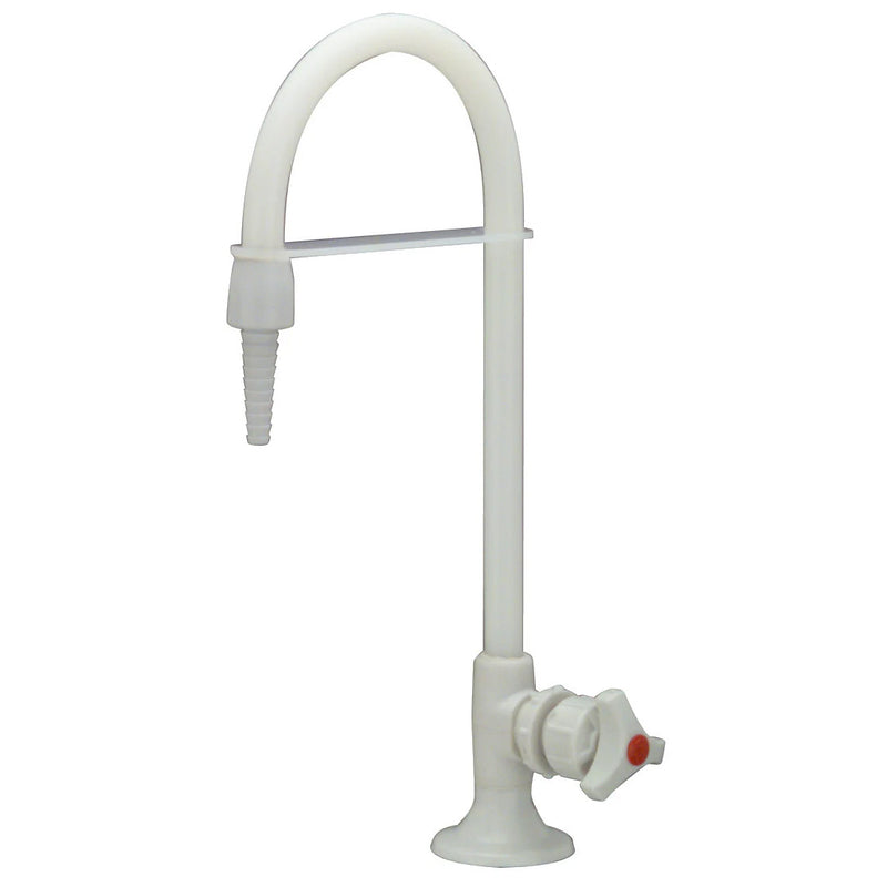 Zurn Z82900 AquaSpec polypropylene lab faucet with serrated nozzle for distilled water
