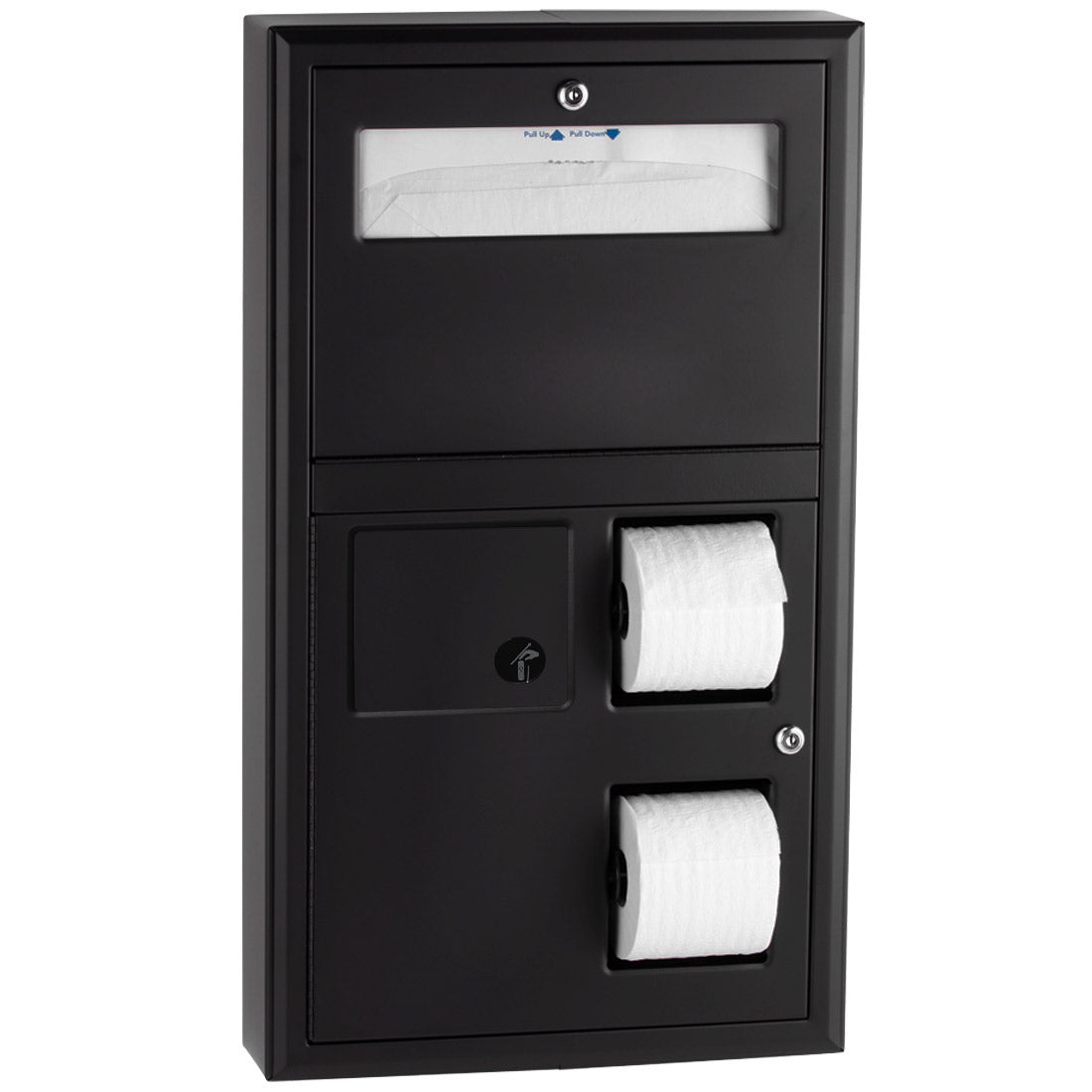 Bobrick B-3579.MBLK Matte Black Surface Mounted Seat Cover