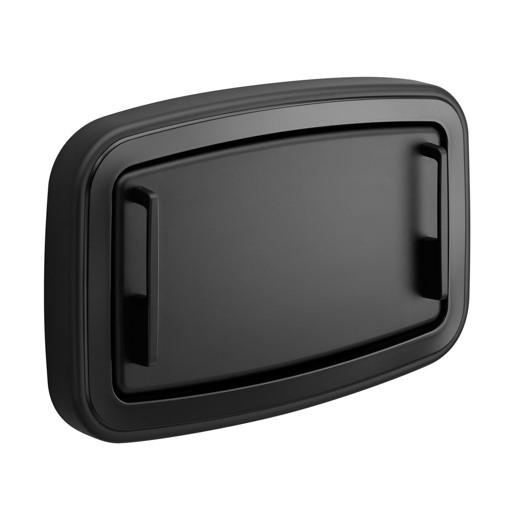 Koala Kare KB310-SSWM-MBLK Horizontal Surface-Mounted Matte Black Stainless Steel Baby Changing Station