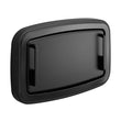 Koala Kare KB310-SSWM-MBLK Horizontal Surface-Mounted Matte Black Stainless Steel Baby Changing Station