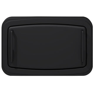 Koala Kare KB310-SSWM-MBLK Horizontal Surface-Mounted Matte Black Stainless Steel Baby Changing Station